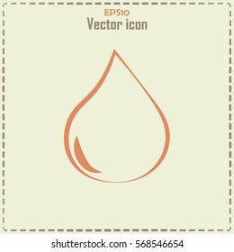 Vector illustration drops Line icon