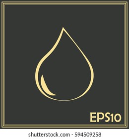 Vector illustration drops Line icon