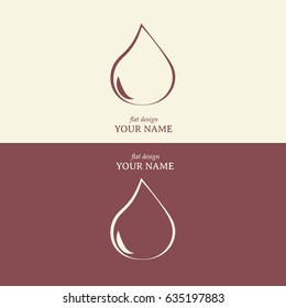 Vector illustration drops Line icon