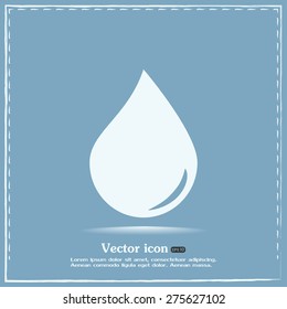 Vector illustration drops of water