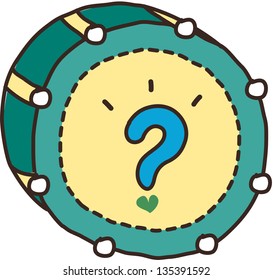 Vector illustration of a drum