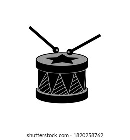 Vector illustration of a drum.