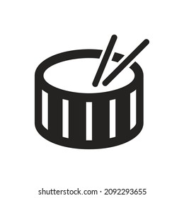 vector illustration of drums, music, string drums, musical instruments, orchestras, plays, art performances. Icons that are very suitable for use in the music industry, business, logos, websites