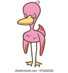 Vector illustration of duck.
