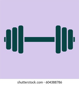 Ilustración vectorial del icono de Dumbbell
