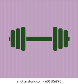 Vector Illustration Of dumbbell icon vector symbol flat eps jpg app web concept website
