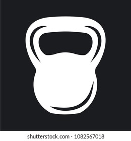 Vector illustration dumbbells icon