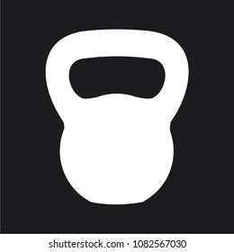 Vector illustration dumbbells icon
