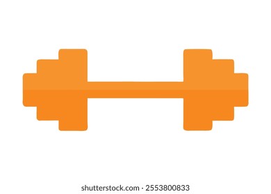 Vector illustration of dumbbells on transparent background.
