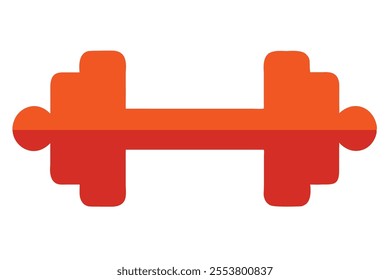 Vector illustration of dumbbells on transparent background.