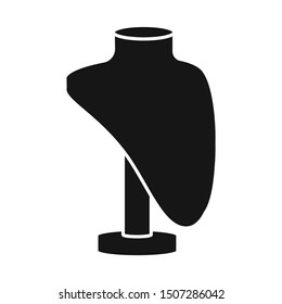 Vector illustration of dummy and bust sign. Graphic of dummy and female stock vector illustration.