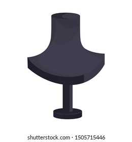 Vector illustration of dummy and female logo. Web element of dummy and boutique vector icon for stock.