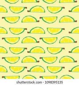 Vector illustration Durian web icon set. and background