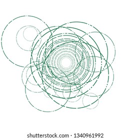 Vector illustration. Dynamic geometry abstract elements for graphic design