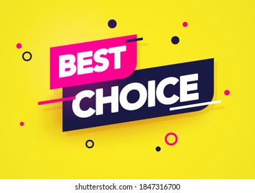 Etiqueta dinámica de iluminación de vectores con la mejor elección de texto