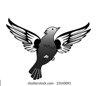 Vector illustration of an eagle