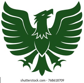 Vector illustration of an Eagle 