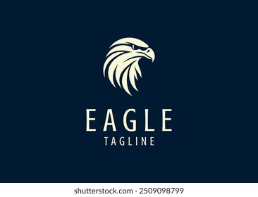 Vector illustration of Eagle head Logo Design