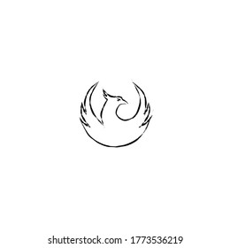 Vector illustration of eagle icon