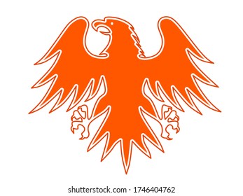 Vector illustration of eagle images for emblems, esports and more