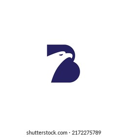 Vector Illustration Eagle Letter B Icon Stock Vector (Royalty Free ...