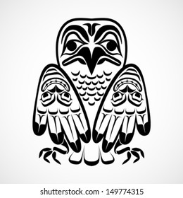 Vector illustration an eagle