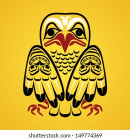 Vector illustration an eagle