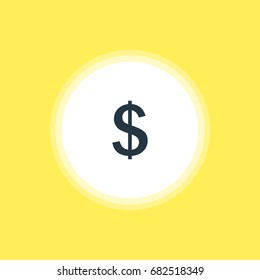 Vector Illustration Of Earning Icon. Beautiful Interface Element Also Can Be Used As Money Making Element.
