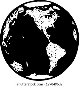 Vector illustration of Earth