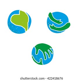 vector illustration earth