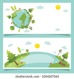 Vector Illustration Of Earth Day