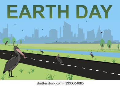 Vector Illustration Of Earth Day