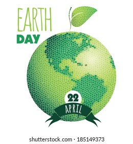  vector illustration of earth day