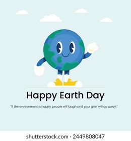 Vector illustration of Earth day concept