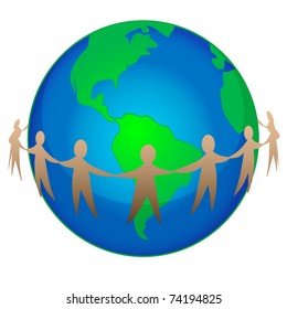 vector illustration of earth day concept