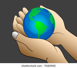 vector illustration of earth day graphic concept