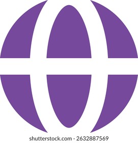 Vector Illustration of the Earth Globe with Abstract Lines – Global Planet Design Representing Worldwide Connectivity, Networks, and International Communication. world icon logo