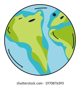 Vector illustration of an earth icon. good for adding a work with an earth icon.