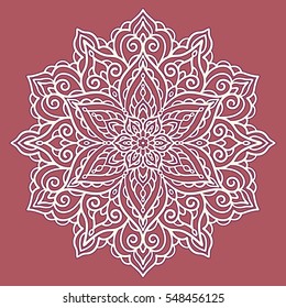 vector, illustration, east, outline, floral ornament, design element, boho style, doodle, vignette, tattoo, mandala