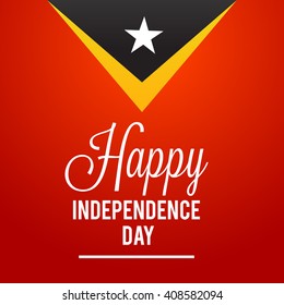 Vector illustration of East Timor Independence day.
