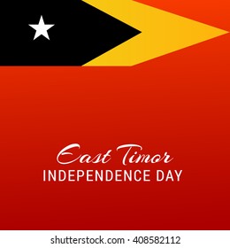 Vector illustration of East Timor Independence day.