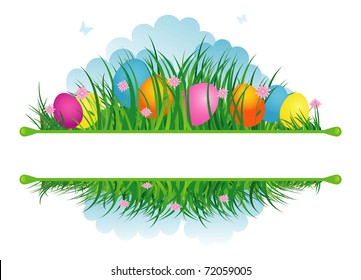 Vector illustration of Easter backgraund