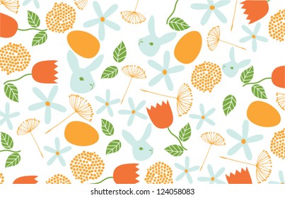 Vector illustration of Easter background