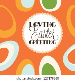 Vector illustration of Easter background