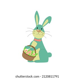 Vector illustration of  easter bunny