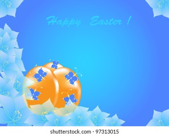 vector illustration of Easter Day