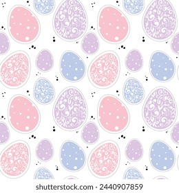 vector illustration for Easter day, easter egg pattern