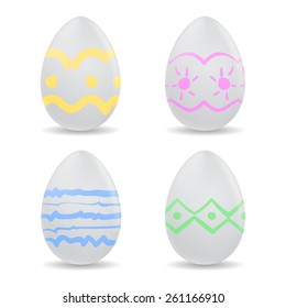 Vector illustration - easter egg any colors