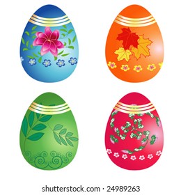 vector illustration "easter eggs"