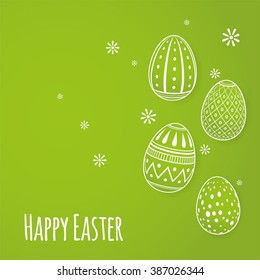 Vector illustration of Easter Eggs